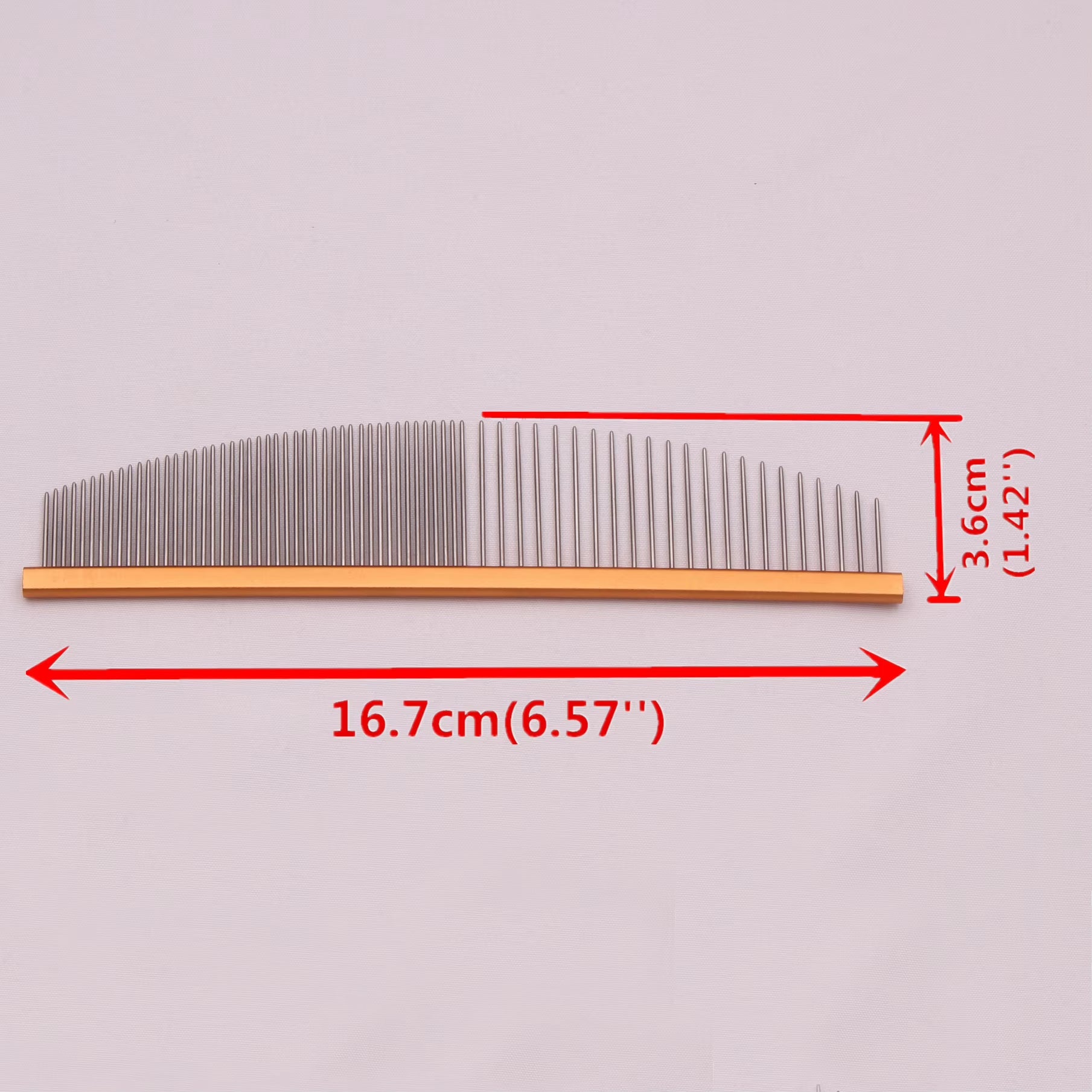 Pet Grooming Comb Aluminum Handle Pet Grooming Brush Dog Hair Care Cat Professional Grooming Brush Pet Combs Hairbrush 7901