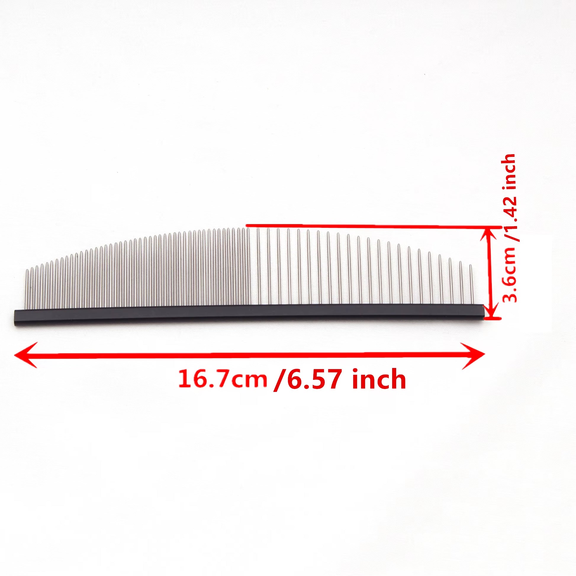 Pet Grooming Comb Aluminum Handle Pet Grooming Brush Dog Hair Care Cat Professional Grooming Brush Pet Combs Hairbrush 7901